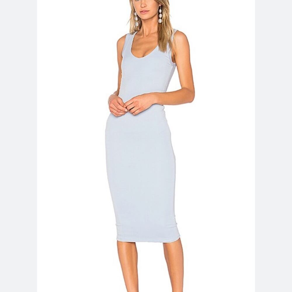 Asilio Knit Dress Truth Be Told Midi in Cerulean Light Blue SOLD OUT on REVOLVE